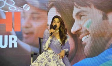 'मिस्टर एंड मिसेज माही' के प्रमोशन के लिए जयपुर पहुंचीं जान्हवी कपूर